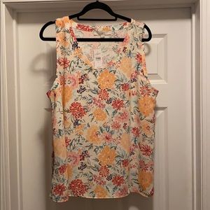 LOFT floral tank